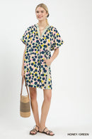 Flowy Polka Dot Mini Dress