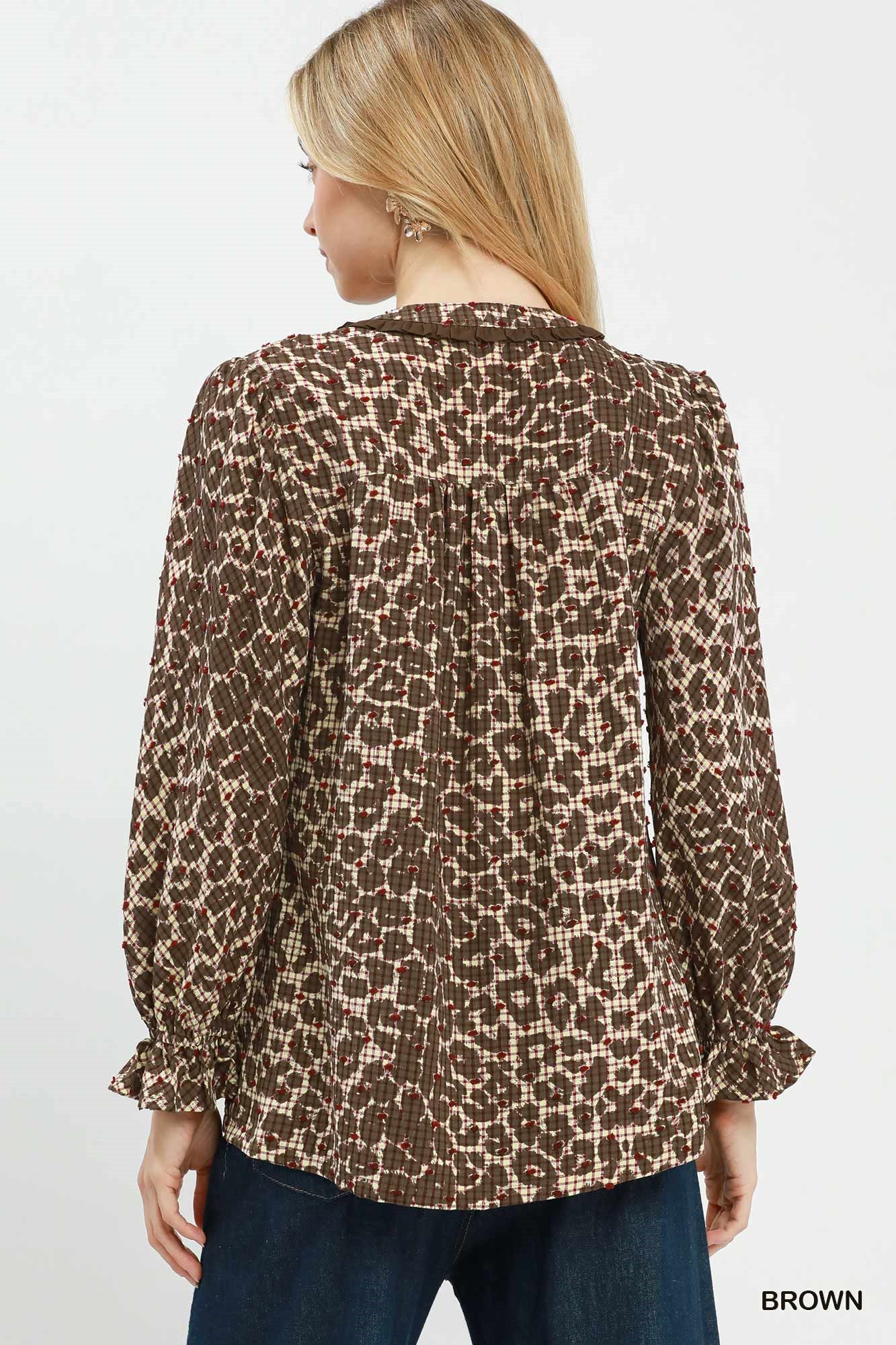 Leopard Button-Down