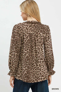 Leopard Button-Down