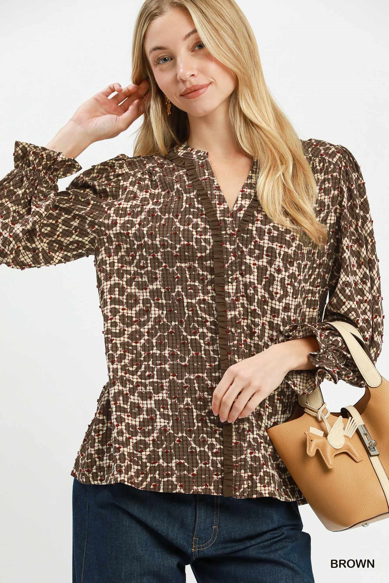 Leopard Button-Down