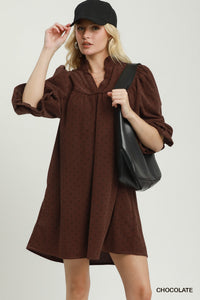 Swiss Dot Babydoll Dress