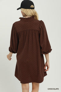 Swiss Dot Babydoll Dress