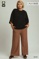 Black Raglan Top