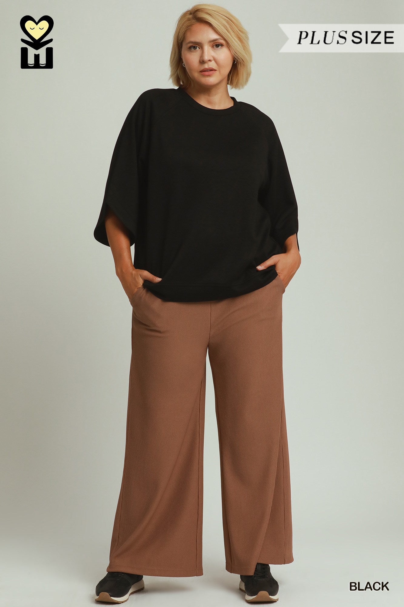 Black Raglan Top