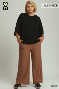 Black Raglan Top