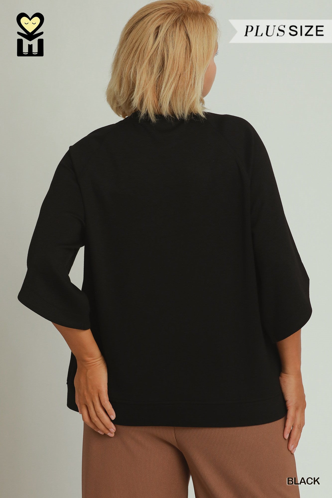 Black Raglan Top
