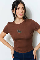 Mallard Beaded Tee