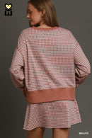 Plaid Sweatshirt