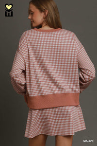 Plaid Sweatshirt