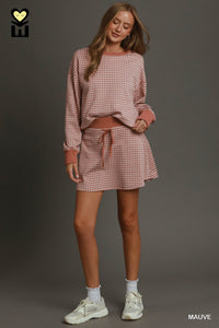 Plaid Skort
