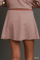 Plaid Skort
