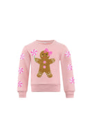 Gingerbread Patched Crewneck
