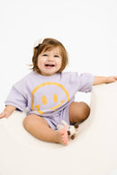 Lilac Short Sleeve Smiley Set