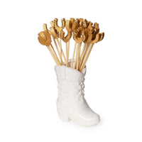 Cowboy Boot Horseshoe Picks