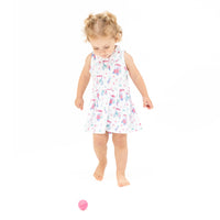 Golf Carts and Flowers Polo Dress