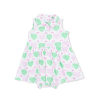 Heart Argyle Polo Baby Dress