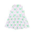 Heart Argyle Polo Baby Dress