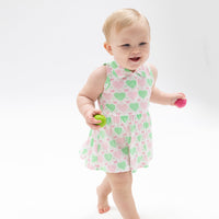 Heart Argyle Polo Baby Dress