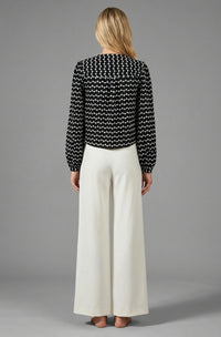 Stitch Muse Tie-Front Blouse