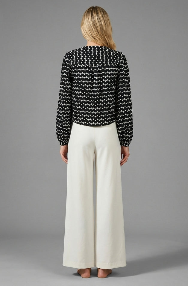 Stitch Muse Tie-Front Blouse