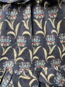 Twilight Bloom Tie-Neck Blouse