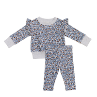 Blue Meadow Ruffle Terry Set