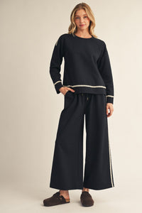 Scallop Detail Sweatpants