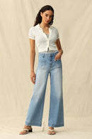 High Rise Wide Leg Jeans