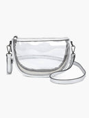 Peyton Clear Banana Crossbody Bag