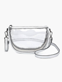 Peyton Clear Banana Crossbody Bag