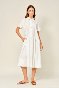 Cotton Midi Shirtdress