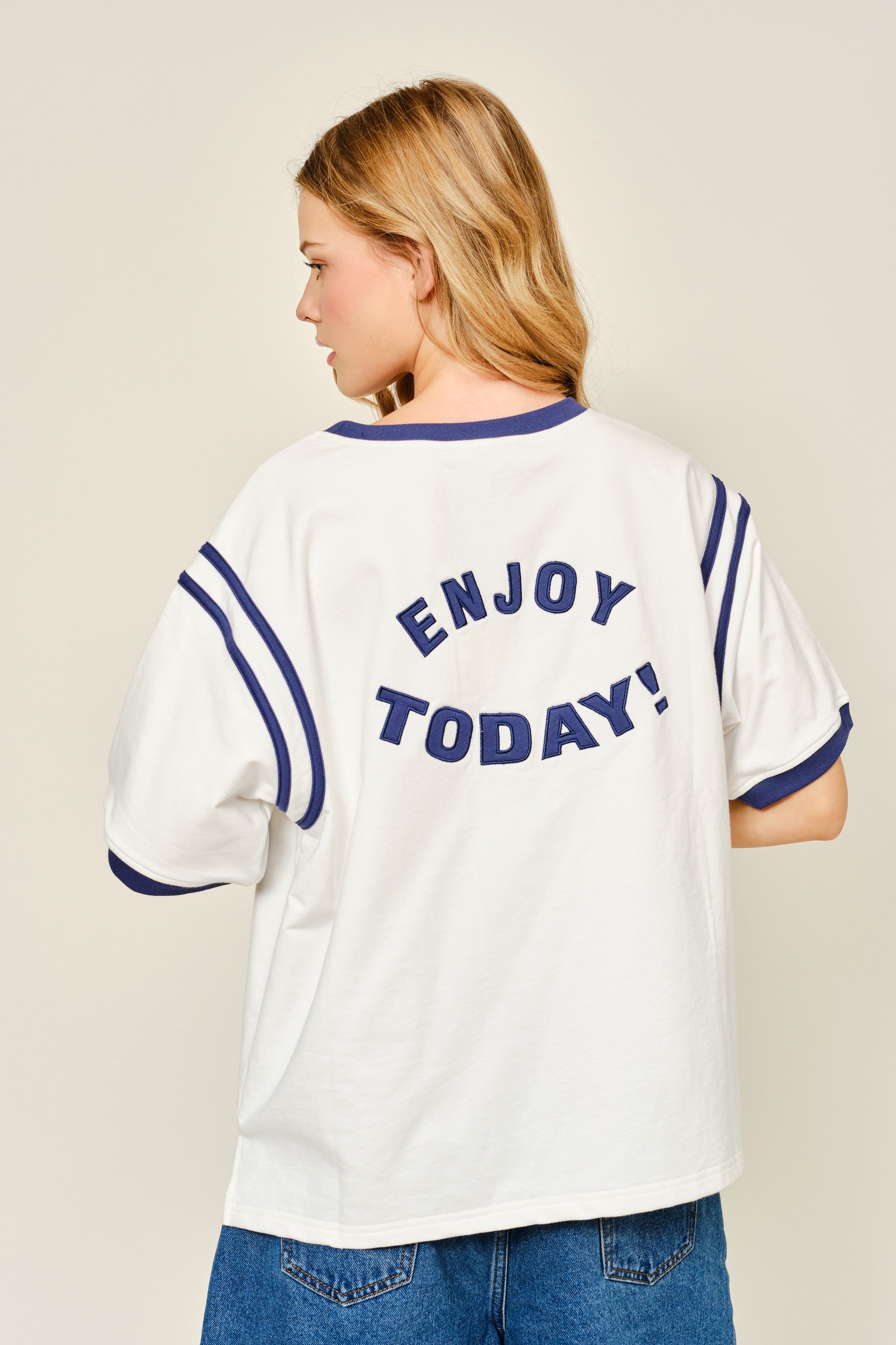 "Enjoy Today" Oversized Tee