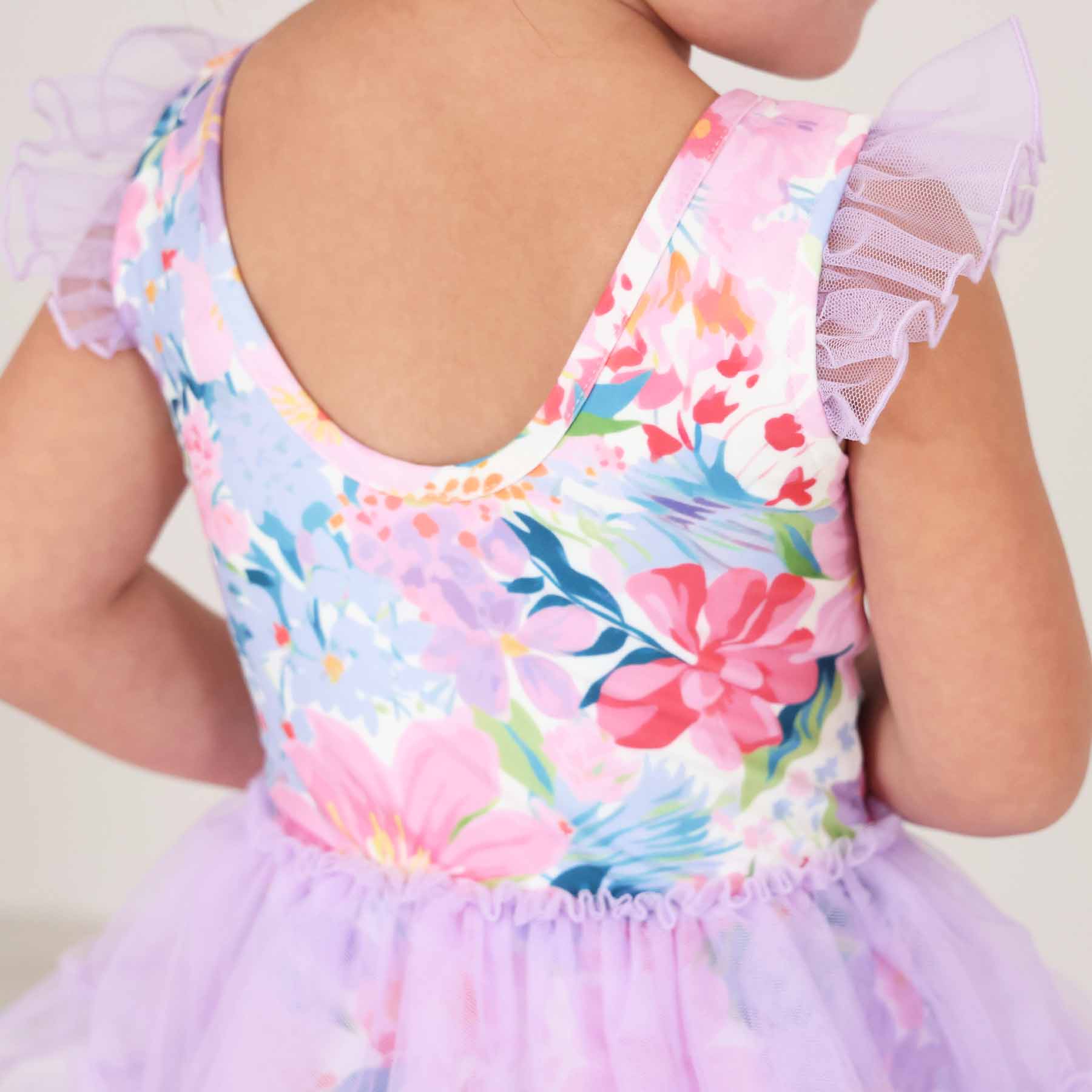 Wildflower Ruffle Skirt Leotard