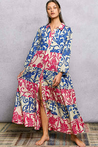 Bold Colorful Maxi Dress