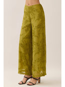 Floral Jacquard Pants