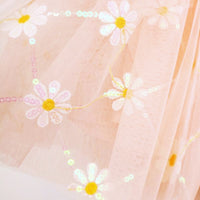 Sequin Floral Mesh Skirt