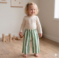 Green Wide Leg Pant