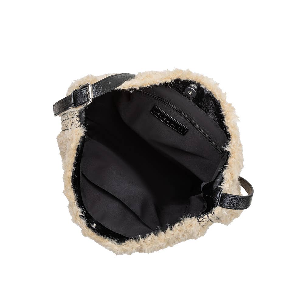 Annie Faux Fur Tote Bag