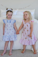 Heirloom Posies Flutter Sleeve Nightgown