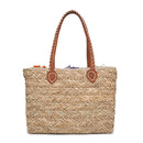Queenie Floral Straw Tote
