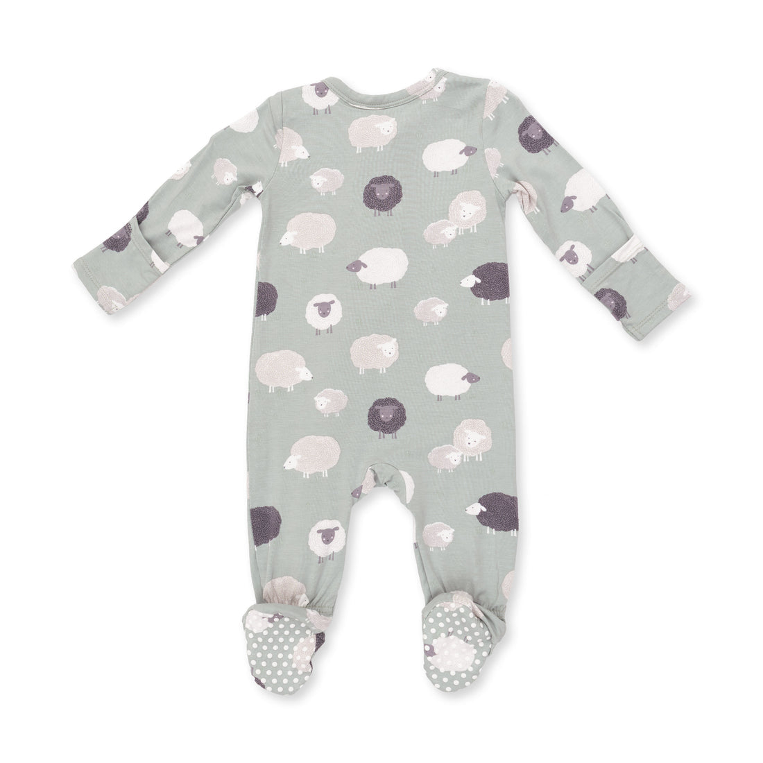 Black Sheep 2 Way Zipper Footie