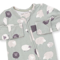 Black Sheep 2 Way Zipper Footie