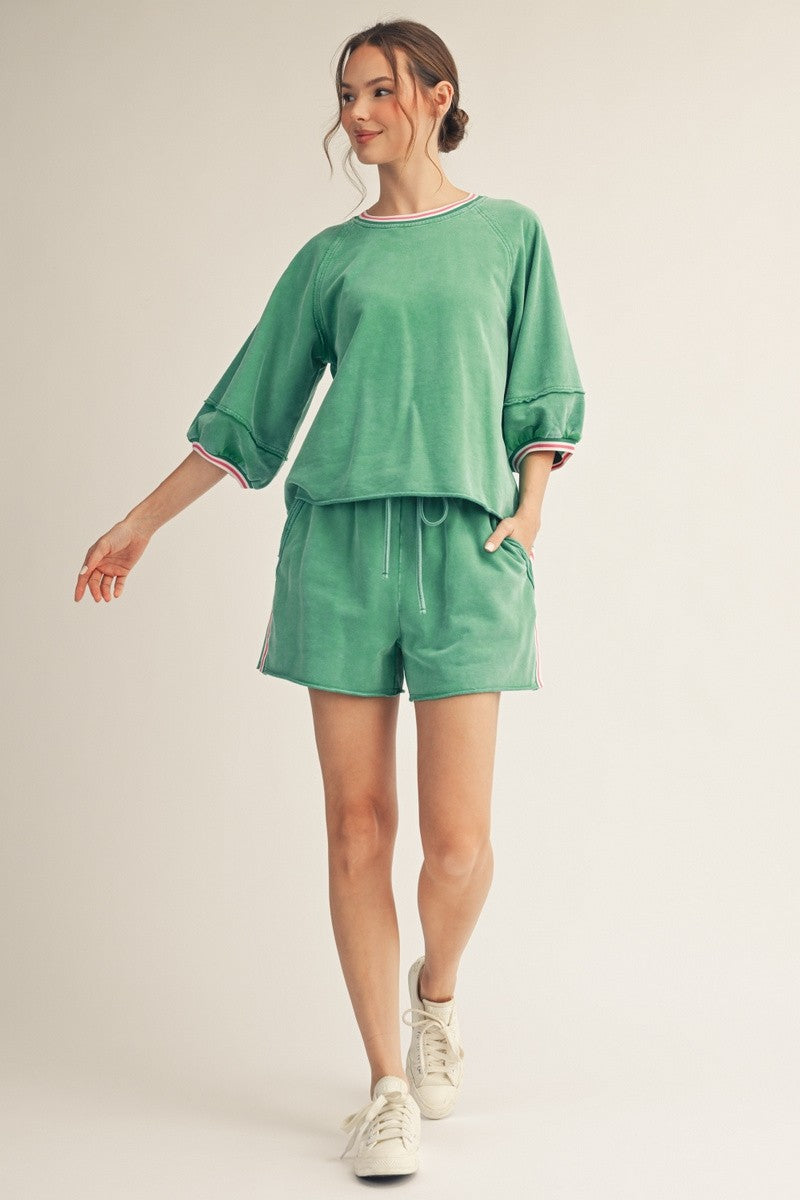 Colorful Striped Shorts