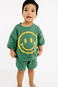 Pine Short Sleeve Smiley Set