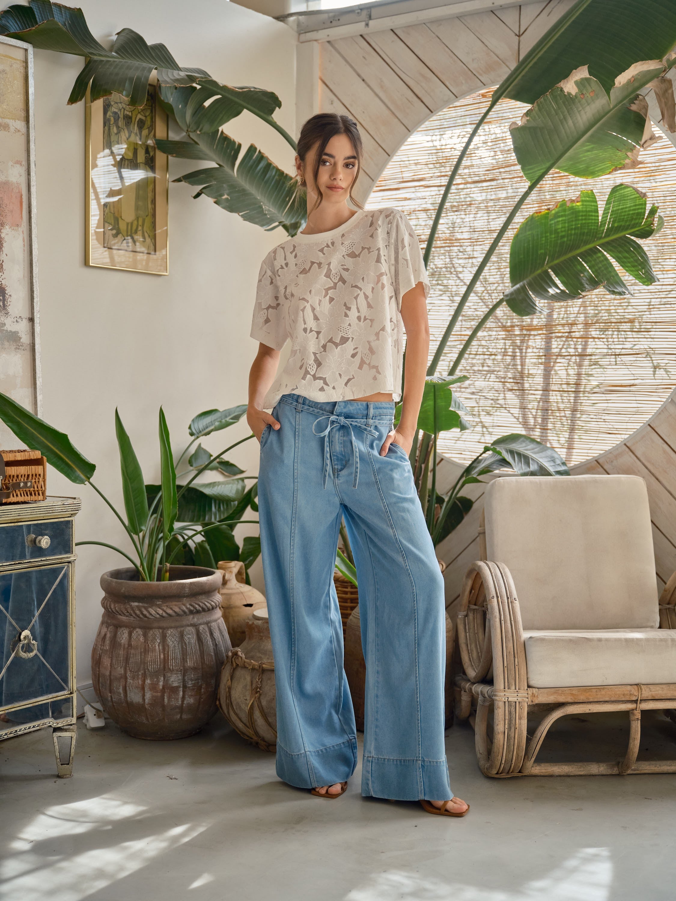 Floral Lace T-Shirt