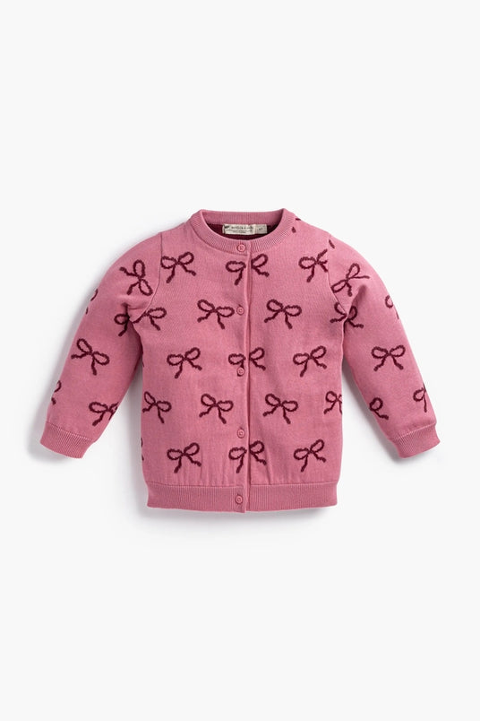 Bow Cardigan/Pant Set