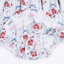 Beverly Cameo Stripe Long Sleeve Bubble with Peter Pan Collar and Skirt