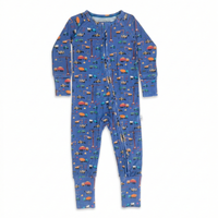 Construction Zipper Romper