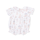 Carousel with Bows Babydoll Bubble Romper