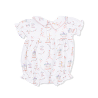 Carousel with Bows Babydoll Bubble Romper